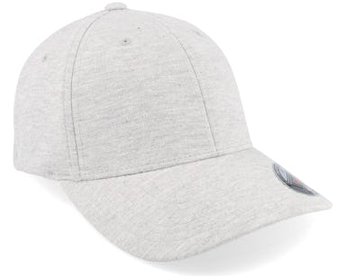 Double Jersey Heather - Flexfit cap Grey