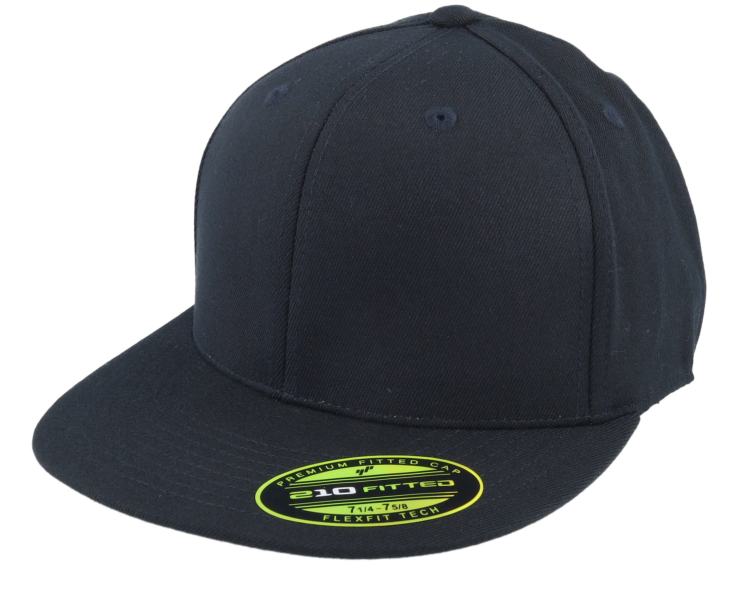 - Flexfit Black Premium Fitted 210 cap