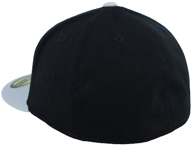Premium 210 2-Tone cap Flexfit - Fitted Black/Grey
