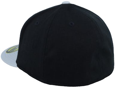 Premium 210 2-Tone Black/Grey Fitted - Flexfit cap
