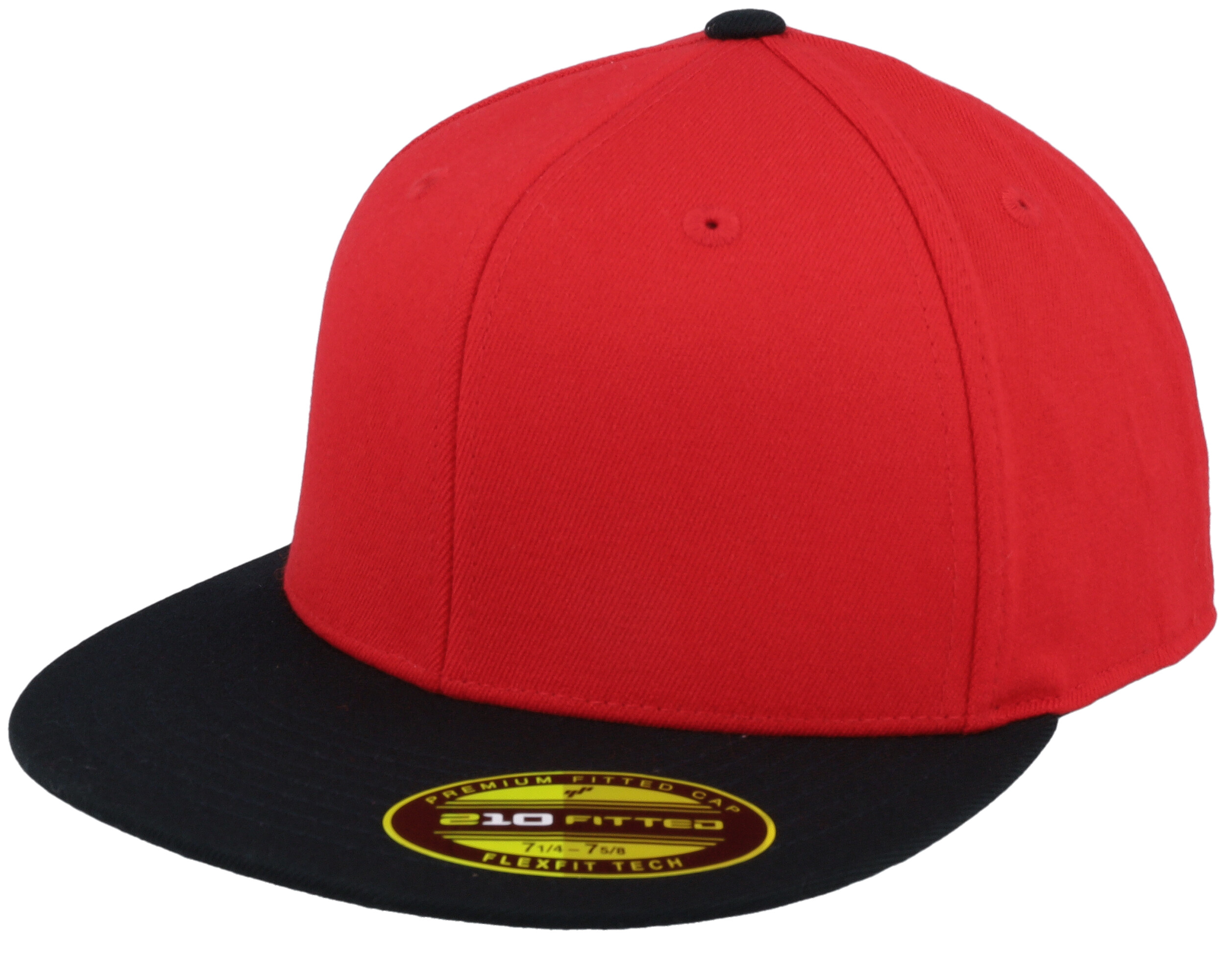 Premium 210 2-Tone Red/Black - Flexfit Fitted cap