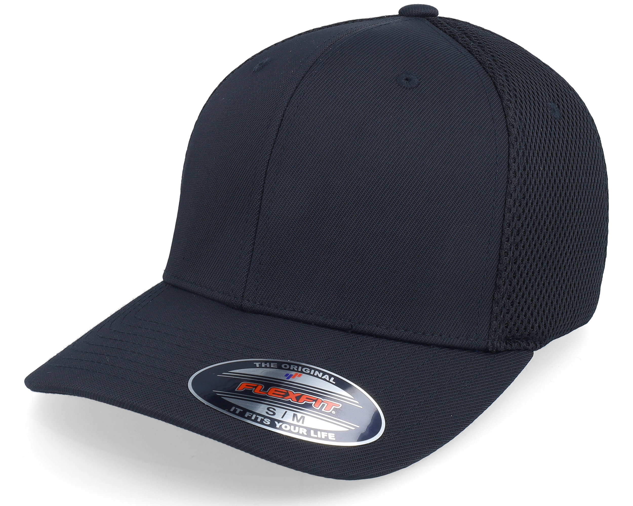 Mesh - Tactel Black Flexfit cap