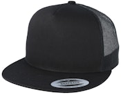 Classic Black A-Frame Trucker - Yupoong
