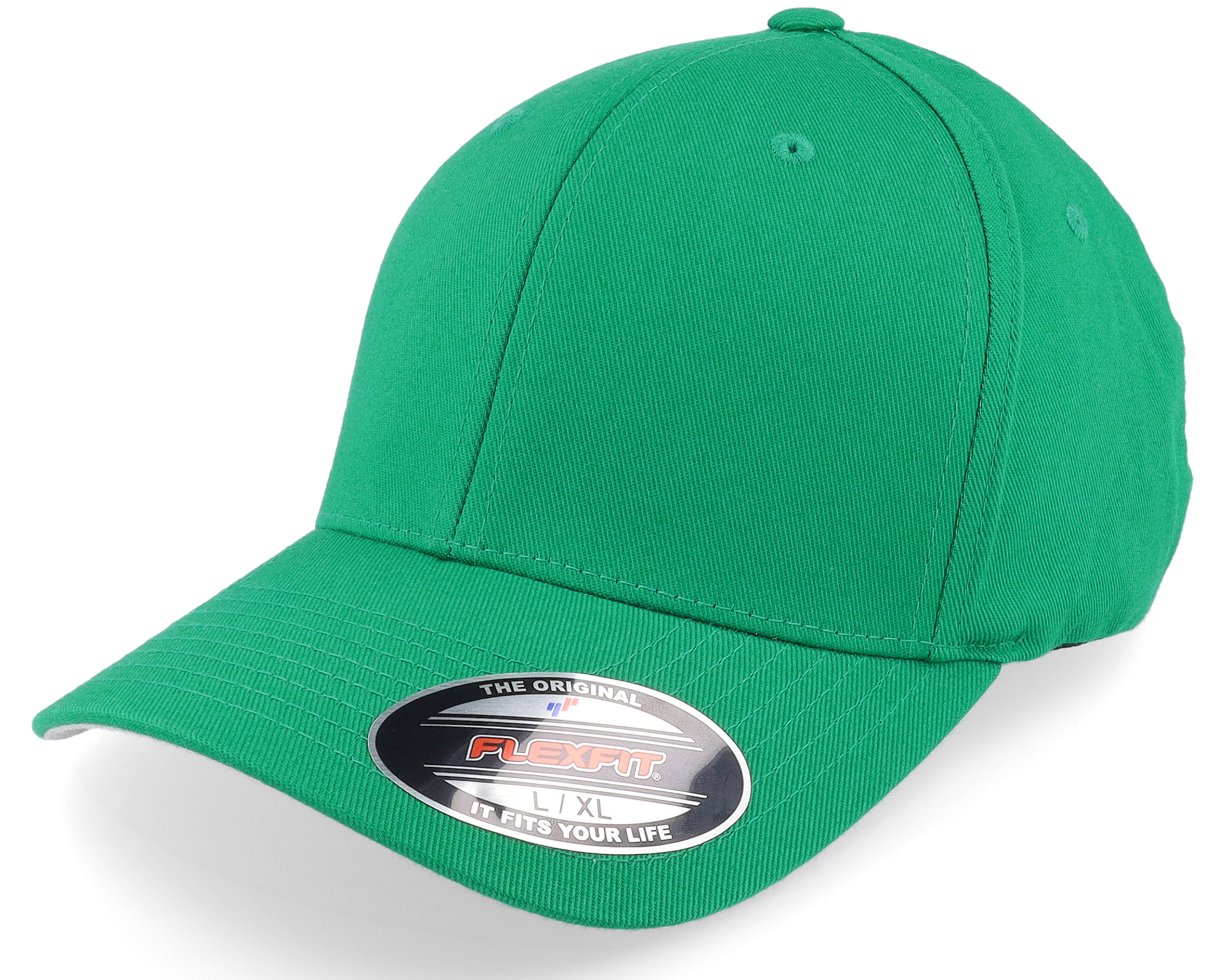 Green Flexfit Combed cap Flexfit Pepper - Wooly
