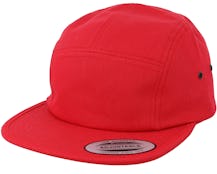 Red 5-Panel - Yupoong