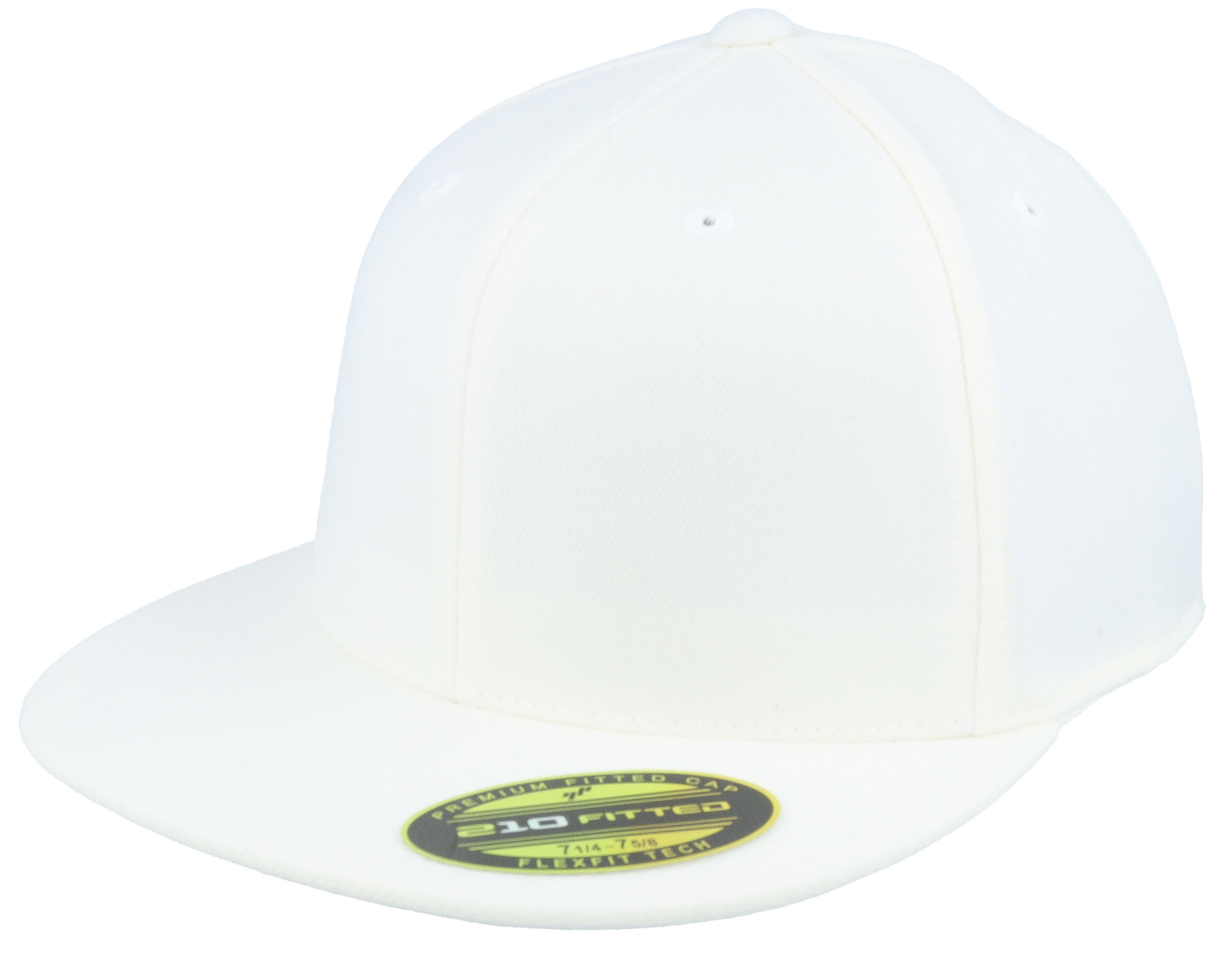 Premium 210 White Fitted - Flexfit cap