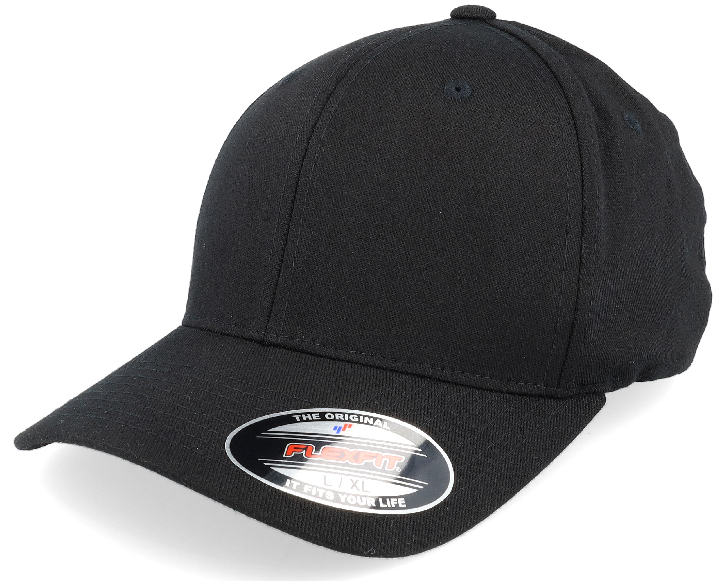 Flexfit cap With Flexfit Black Combed - Wooly Black Undervisor