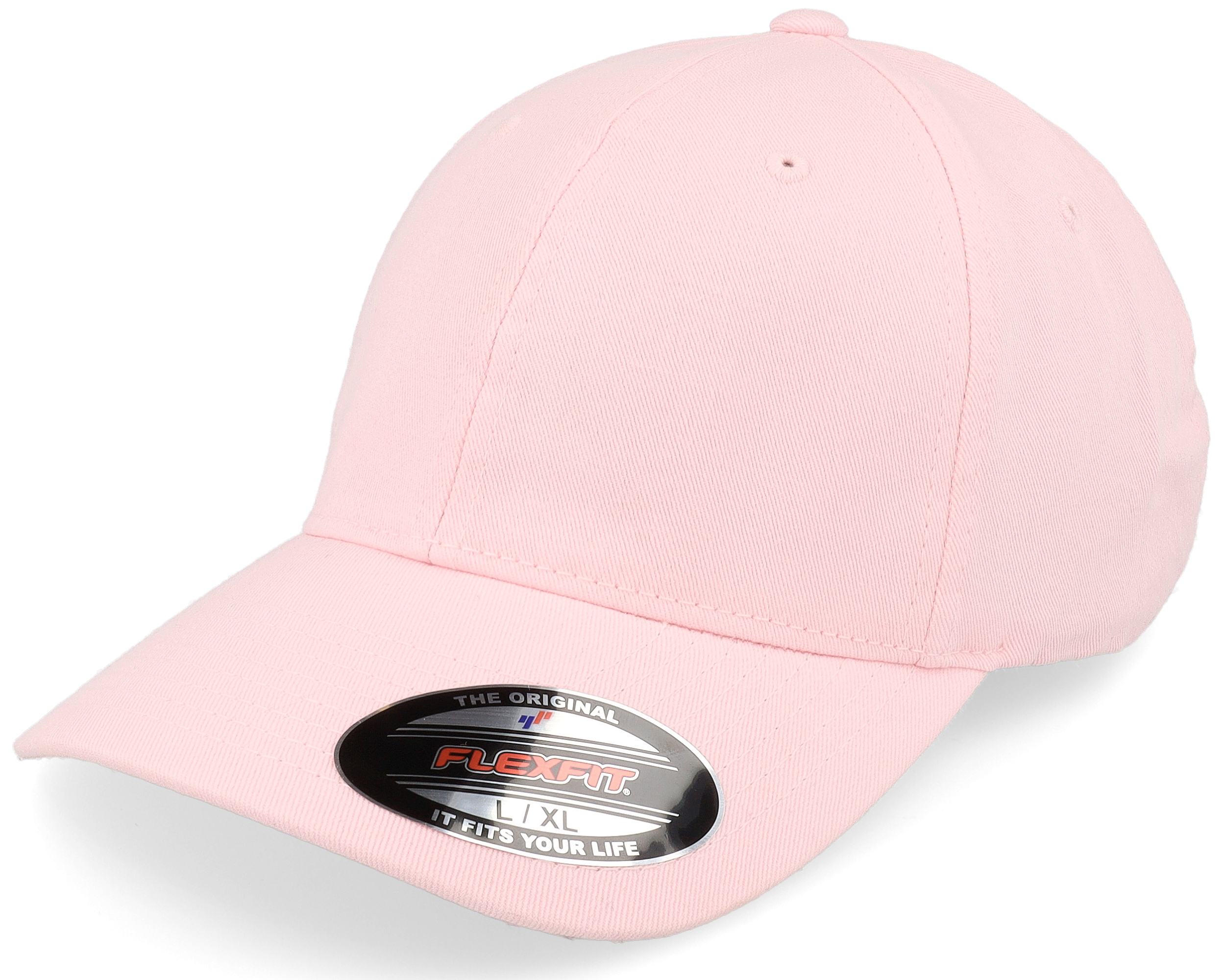 Washed Cotton Dad Cap Pink Flexfit - Flexfit cap