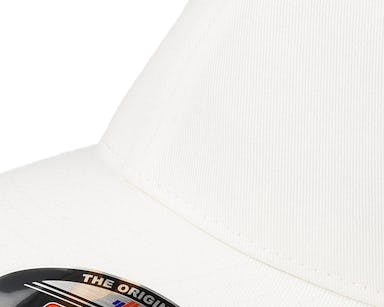 Washed Cotton Dad Cap White Flexfit - Flexfit cap