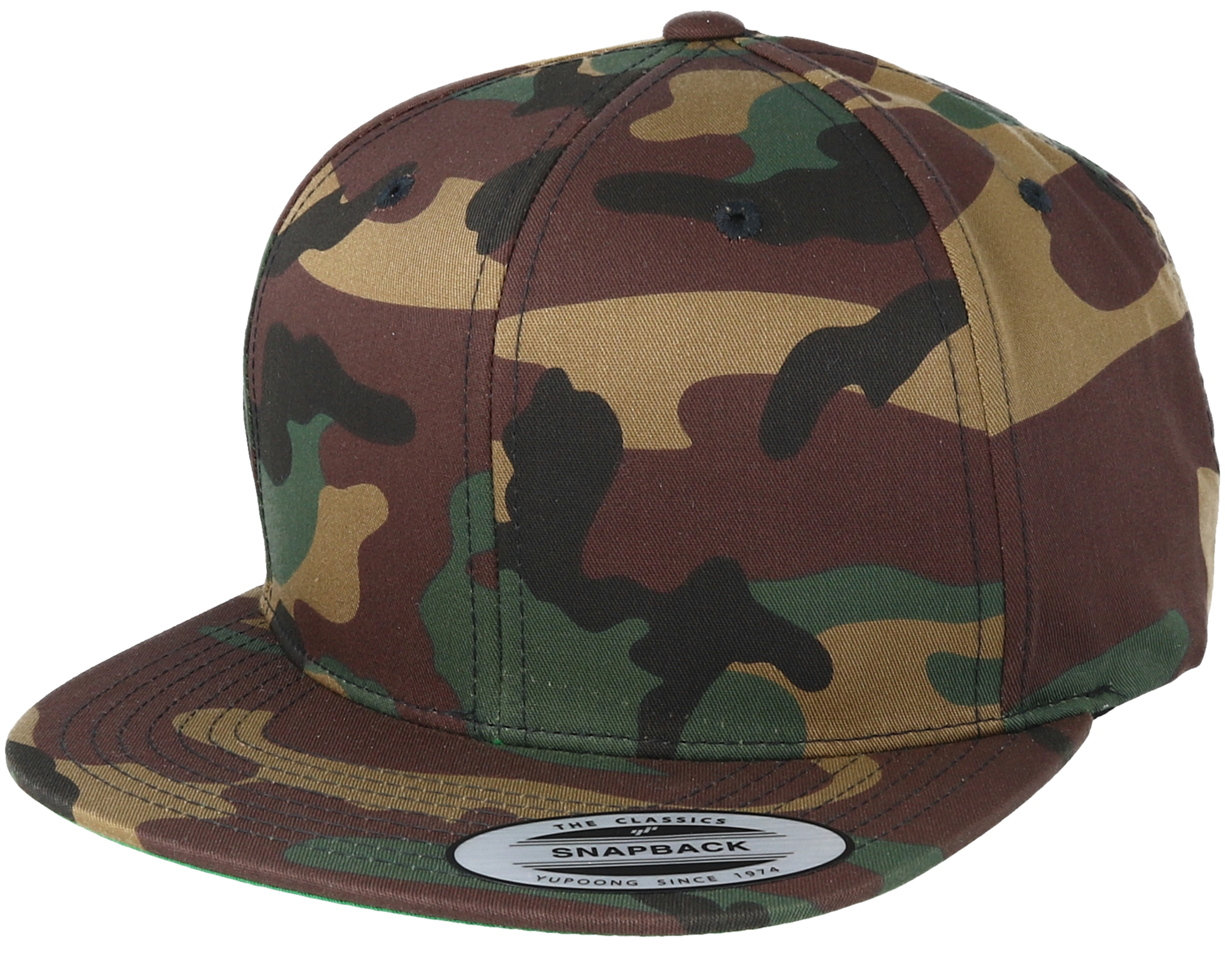 yupoong camo snapback