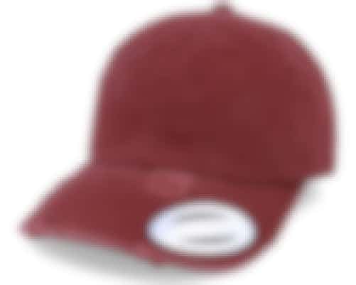 Maroon Destroyed Dad Cap - Yupoong
