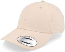 Low Profile Washed Beige Dad Cap - Yupoong