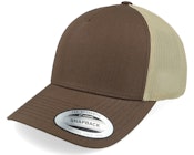 Retro Brown/Khaki A-Frame Trucker