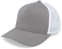 Grey/White 110 A-Frame Trucker - Yupoong