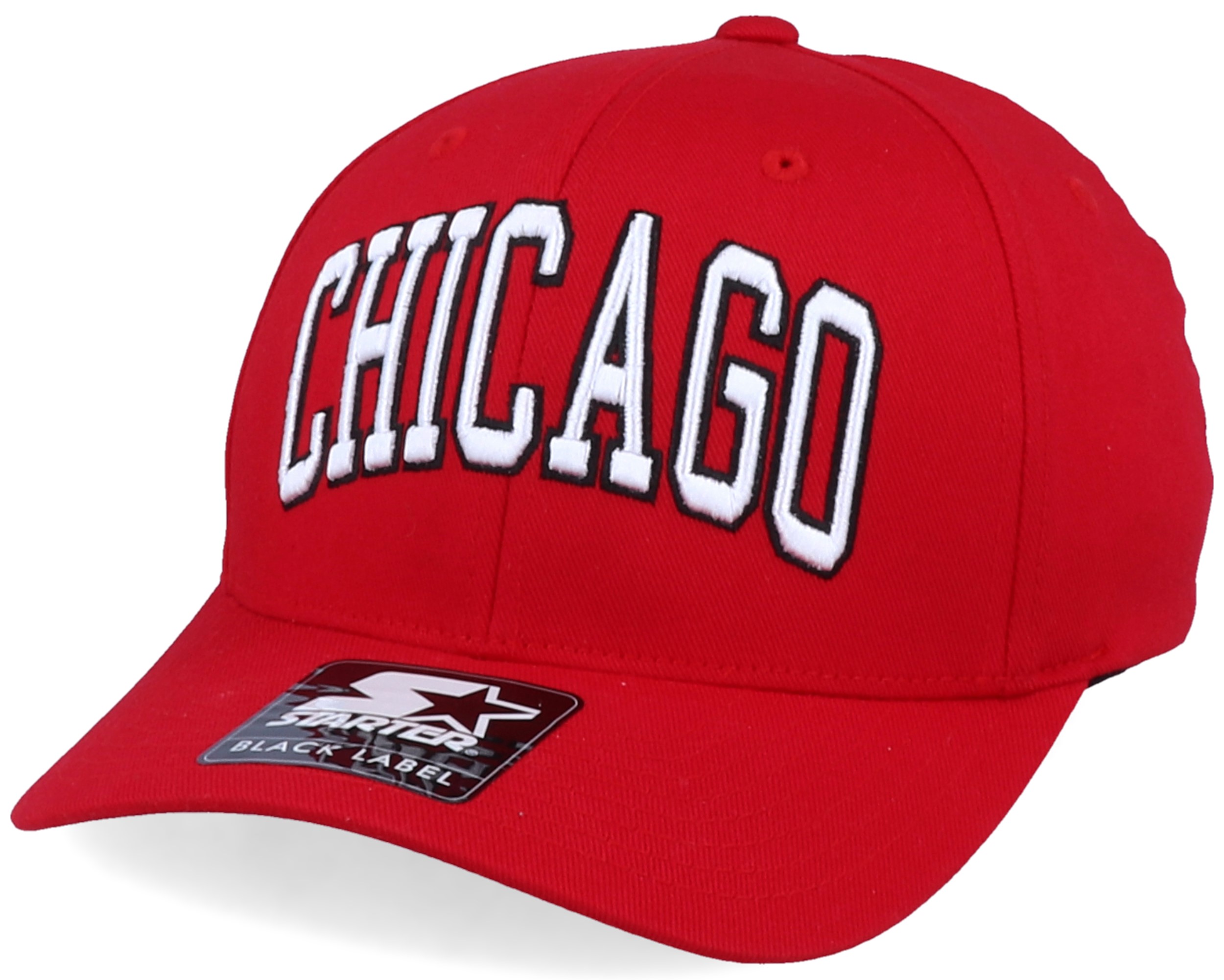 Chicago Cap Red/White Flexfit - Starter cap | Hatstoreworld.com