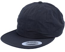 Nylon Cap Black Fitted - Yupoong