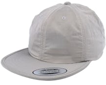 Nylon Cap Silver Fitted - Yupoong