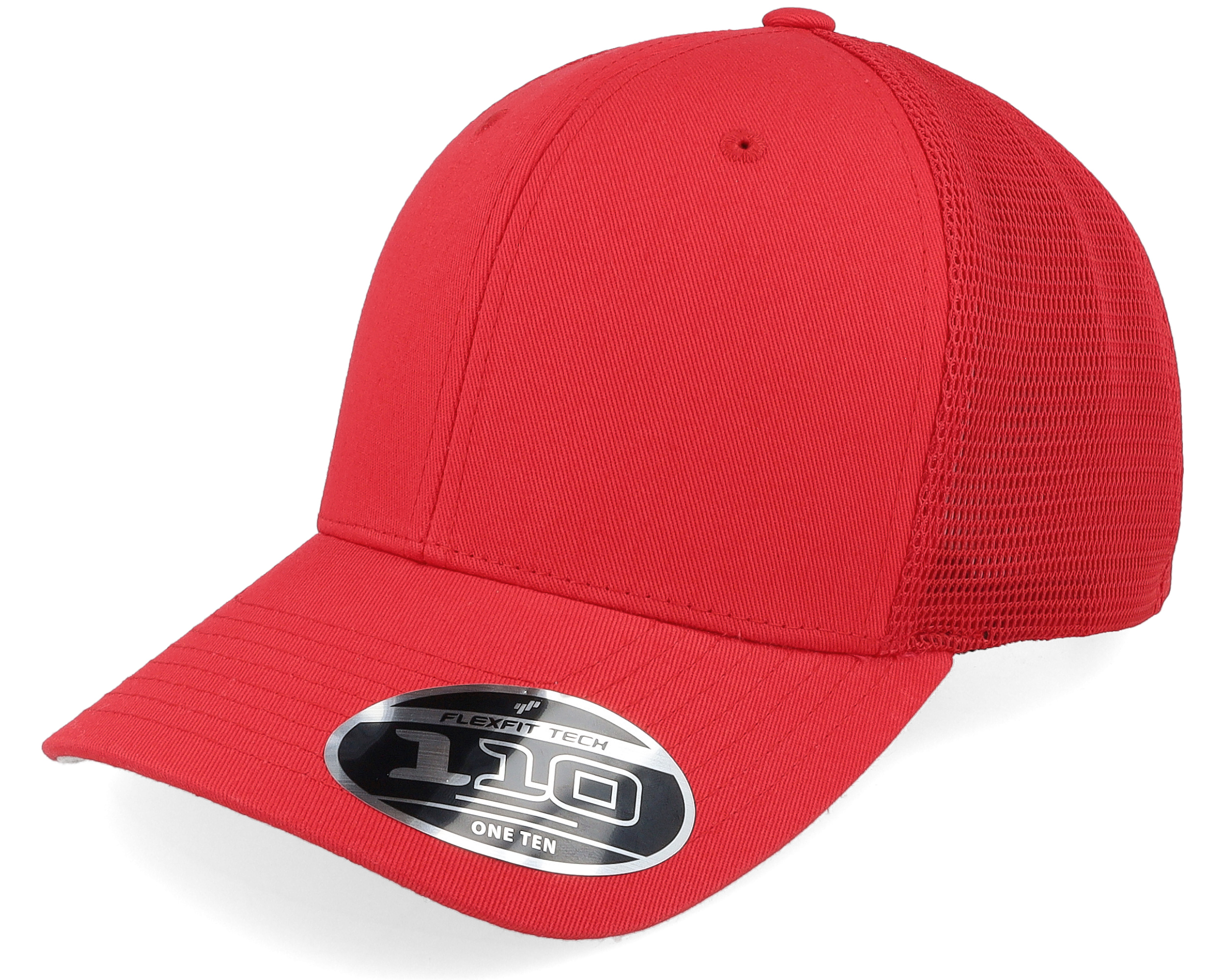 Red Mesh Cap 110 Trucker - Flexfit cap | Flex Caps