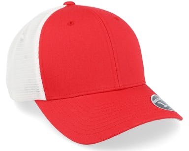 Mesh 2-tone Cap Red/White - cap Flexfit 110 Trucker