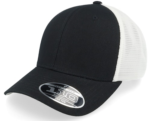 Black/White Mesh 2-tone 110 Trucker