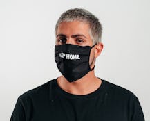 2-Pack Stay Home Black Face Mask - Headzone