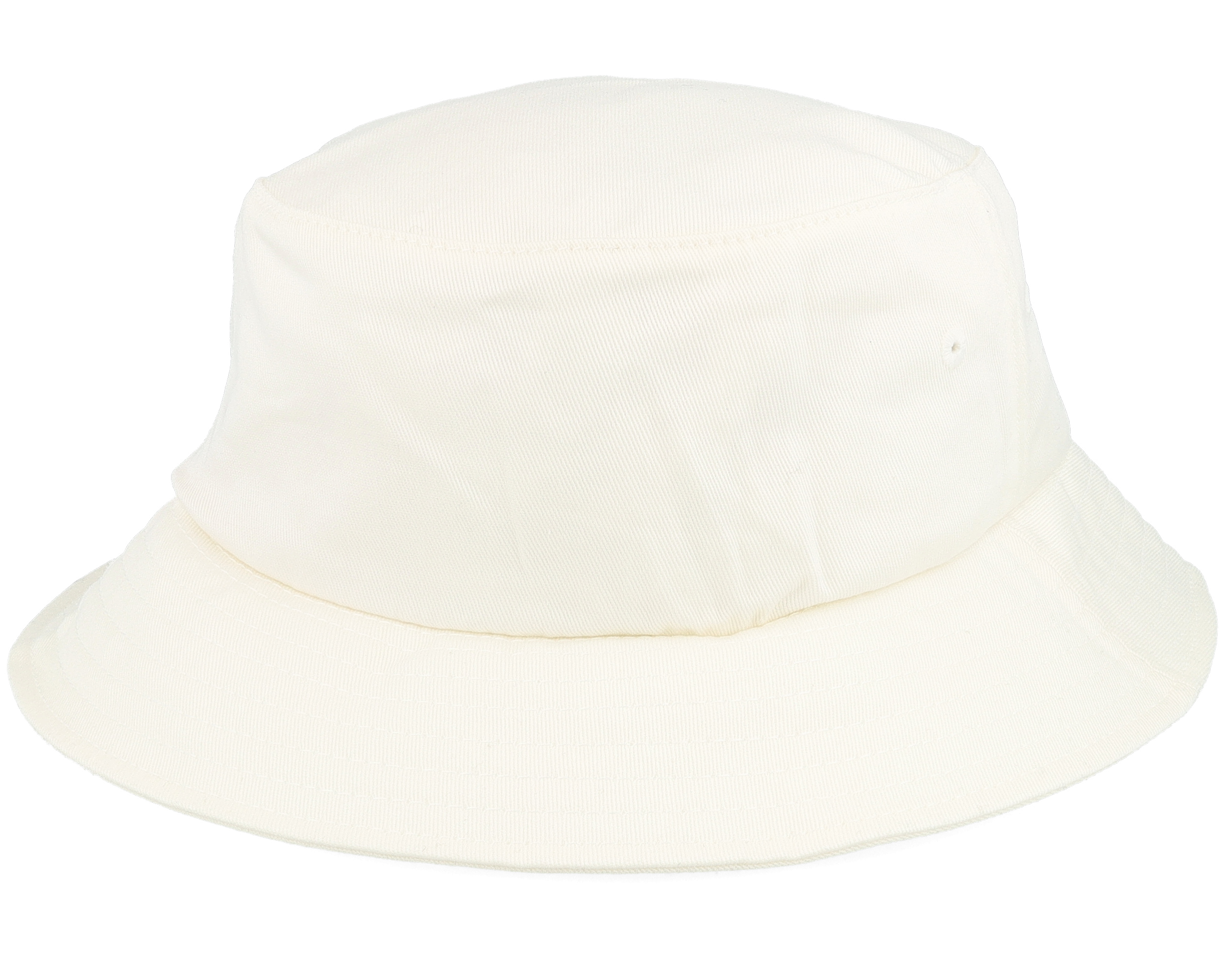 White Cotton Organic - hat Bucket Flexfit