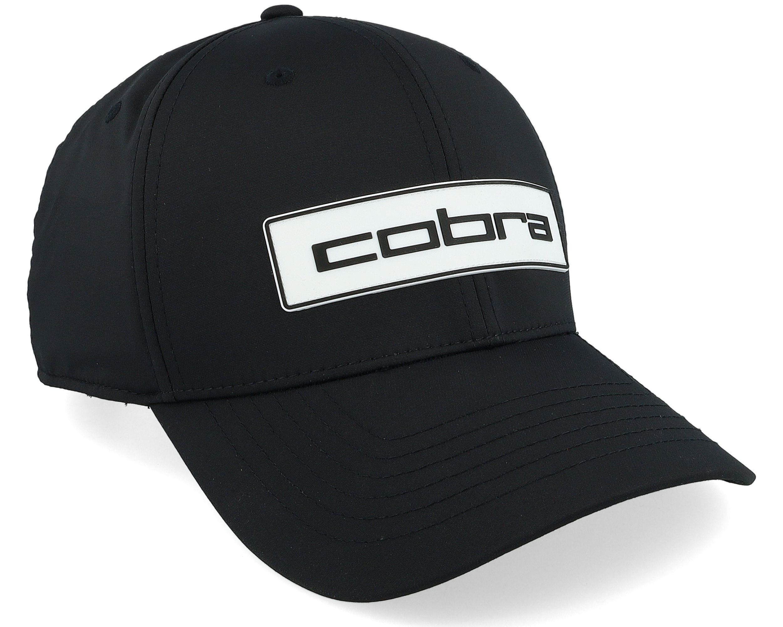 Alternativ bild 1 för Cobra - Svart adjustable Keps - Tour Tech Cap  Black/White Adjustable @ Hatstore