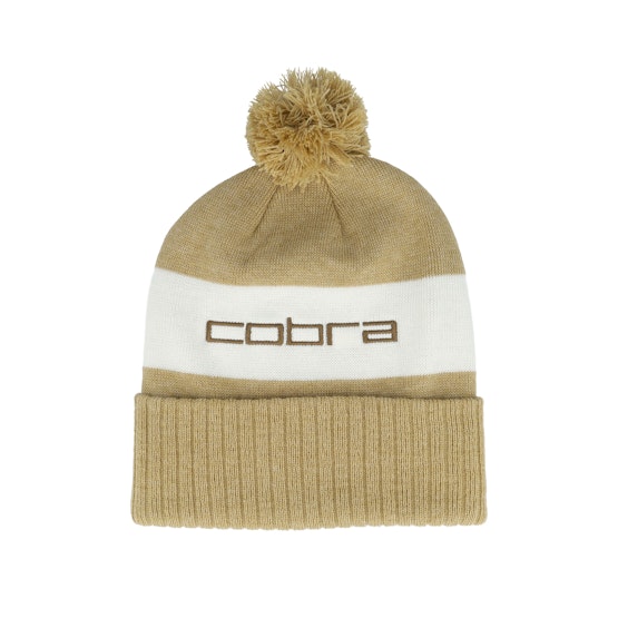 Produktfoto för Cobra - Beige pom Beanie - Beanie Light Sand Pom @ Hatstore