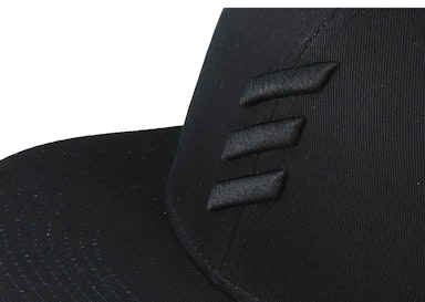 Flat Brim Black Snapback - Main Image