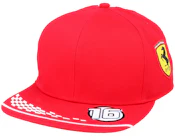 Ferrari Leclerc Cap Red Snapback