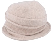 Boiled Wool Beige Cloche