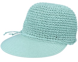 Paper Crochet Cap With Big Aqua Fitted - Seeberger