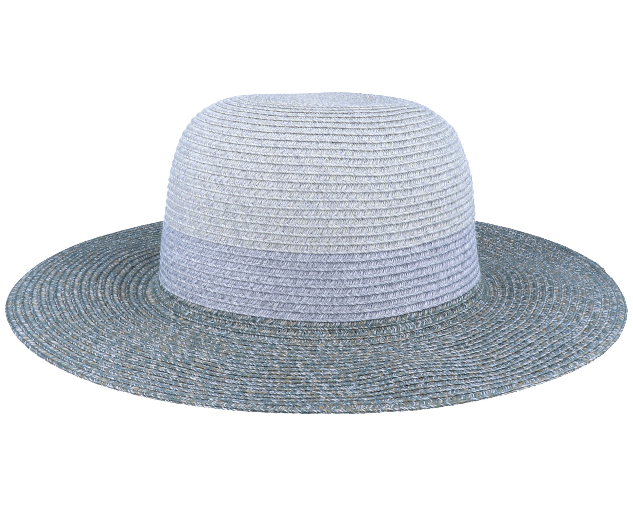 Floppy In Stripe Design Ivory/Flanell Grey Sun Hat - Seeberger hat ...