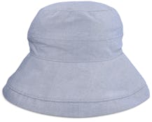 Cloche In Chambray Fabric Black Bucket - Seeberger
