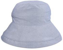Cloche In Chambray Fabric Black Bucket - Seeberger