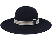 Felt Flapper Black Sun Hat - Seeberger