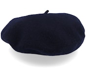 Boiled Wool Navy Beret