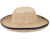 Raffia Bolero Crochet And Braid Mix Linen Straw Hat