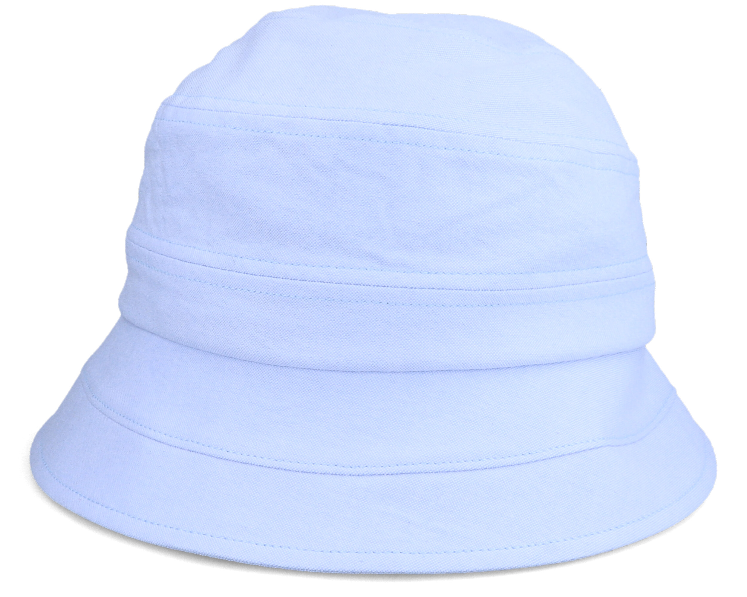 Cloche In Chambray Fabric Light Blue Bucket - Seeberger hat | Hatstore.dk