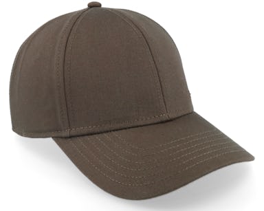 Cotton Fabric Baseball Cap Khaki Adjustable - Seeberger Cap