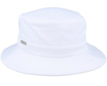 Hat In Cotton Fabric White Bucket - Seeberger
