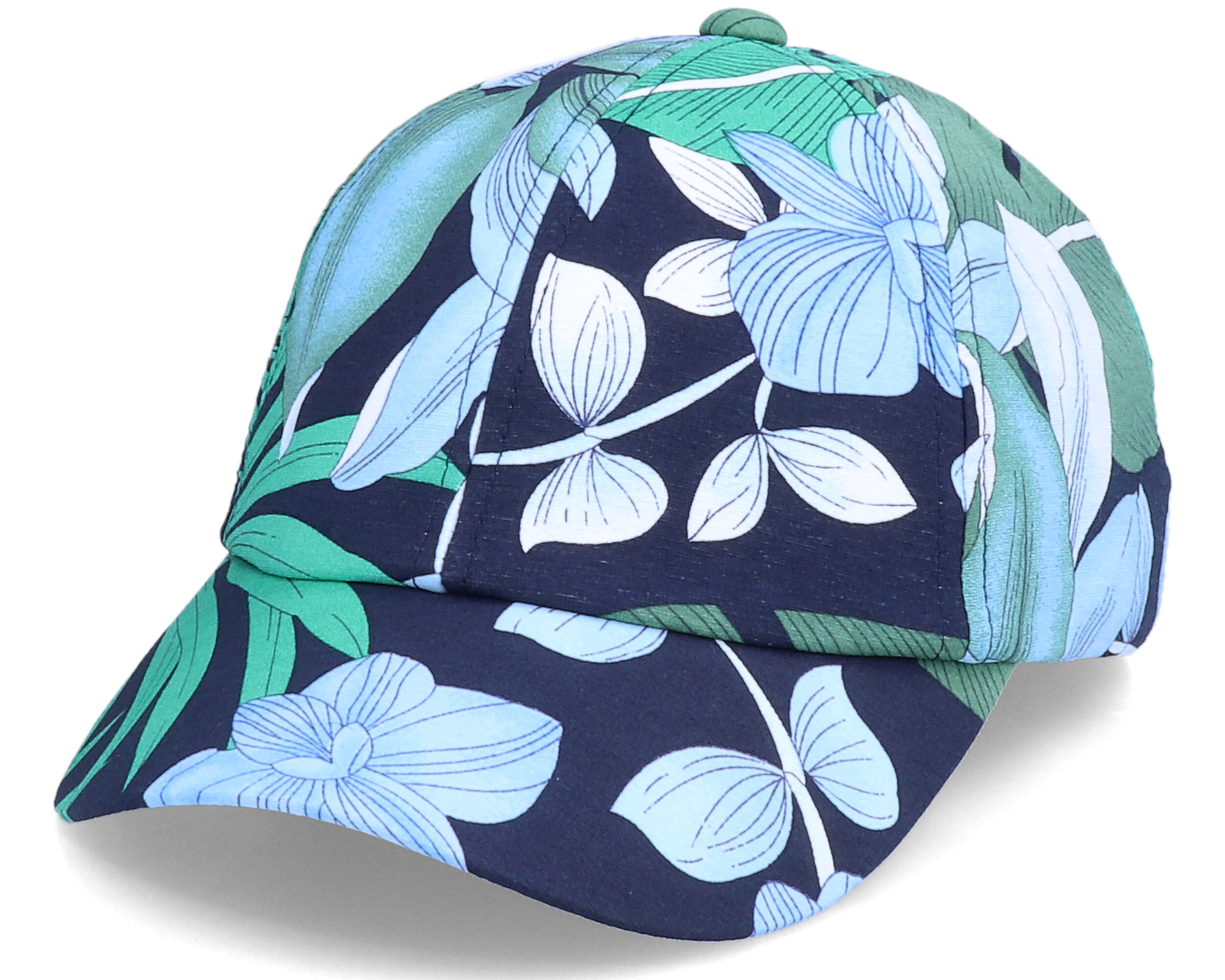 Baseballcap In Tropical Fabric Swallow Blue Dad Cap - Seeberger cap ...