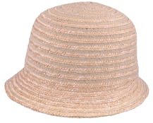 Cloche In Straw Braid Sand Straw Hat - Seeberger
