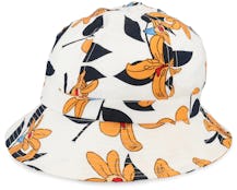 In Tropical Fabric White Cloche - Seeberger