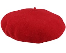 Boiled Wool Red Beret - Seeberger