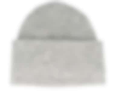 Knit Toque With Cable Smoke Gray Cuff - Seeberger