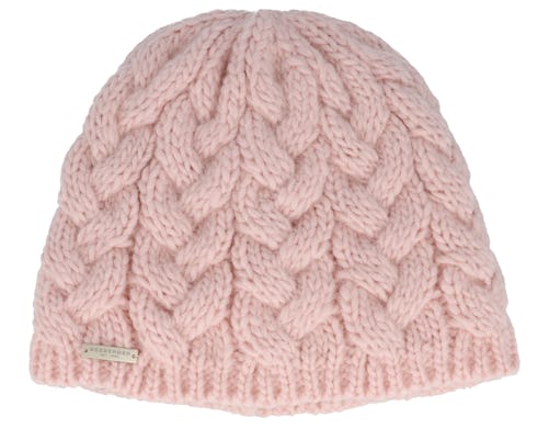Beautiful Cabl knit Pink Beanie - Seeberger