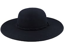 Woolfelt Floppy Black Sun Hat - Seeberger