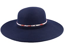 Woolfelt Floppy Marine Blue Sun Hat - Seeberger