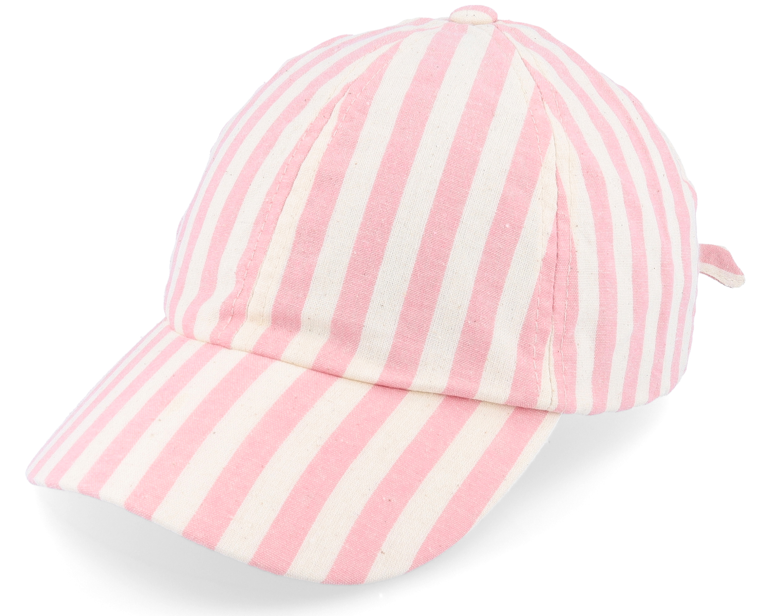 Cotton Mix Baseballcap Stripe Design - Red cap Seeberger Adjustable Powder